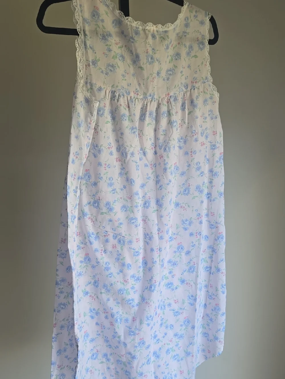 Vintage Women's Floral Bow Sleeveless Nightgown Size:M - Picture 6 of 6
